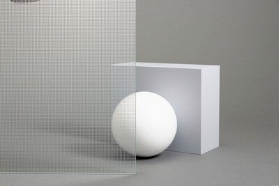 Fasara Glass Finishes Grid Reflect